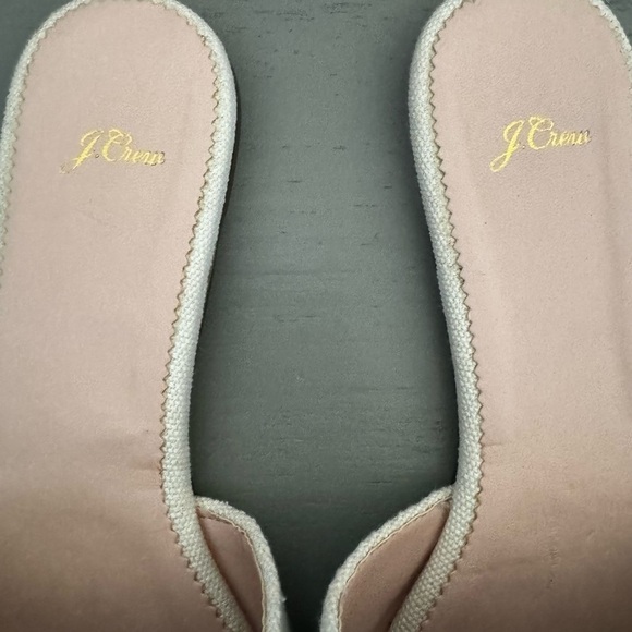 J. Crew Women’s Embroidered Cora Tan And Black Bohemian Slide Sandals Size 9.5 - Picture 4 of 9